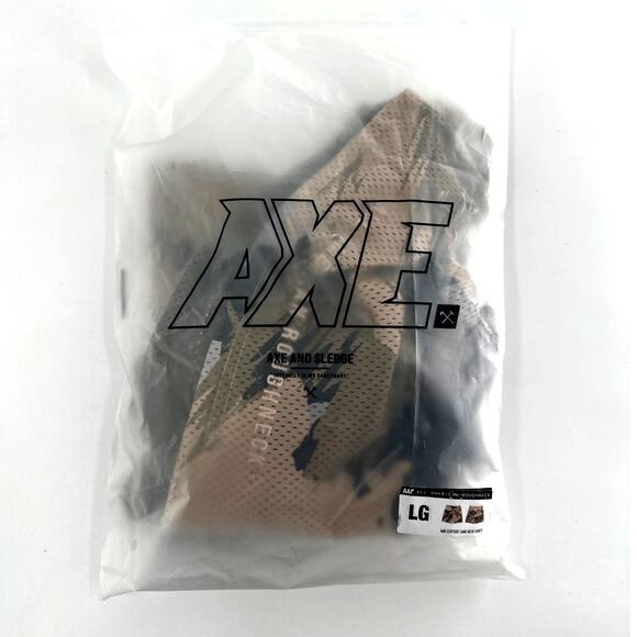 AAR Men's Brown Cliffside Camo Mesh Shorts Size L - Picture 3 of 12